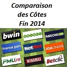 Comparateur de cotes fin 2014