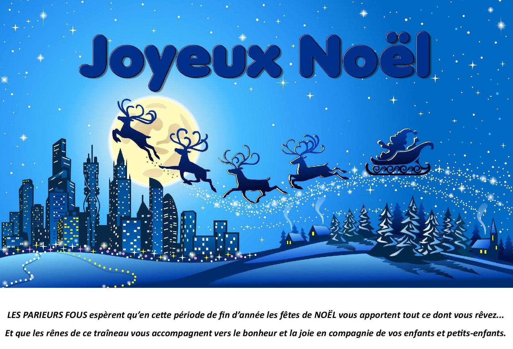 Joyeux noel les parieurs fous