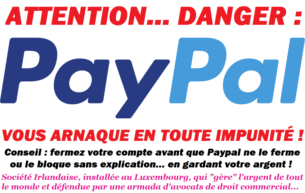 Jugement contre PAYPAL (Accès membres seulement)