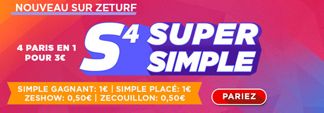 Zeturf s4 super simple